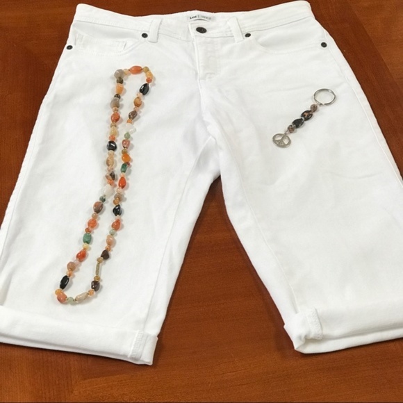 Lee Capri Jeans in Ladies White Size  6. - Picture 1 of 8